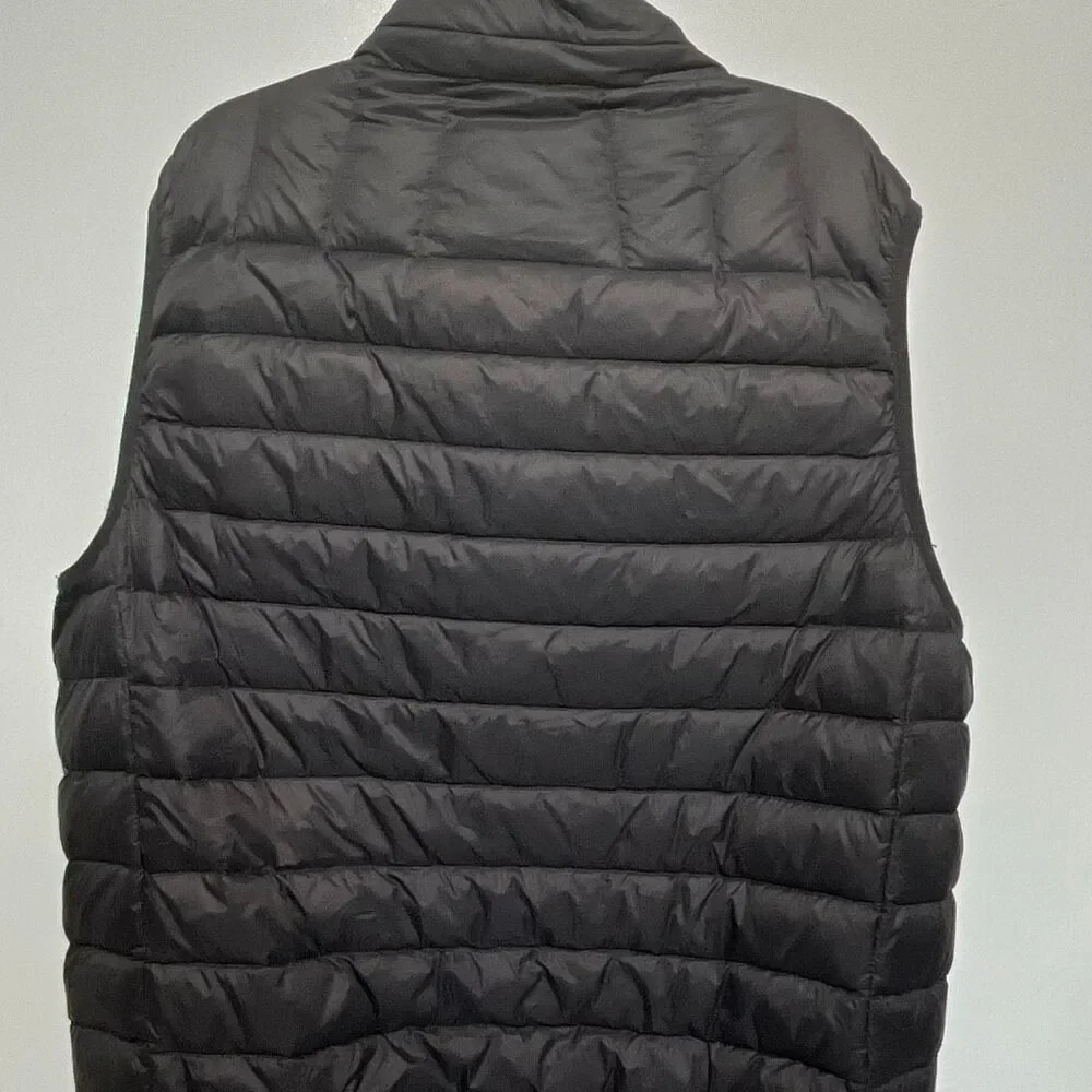 Hawke & Co Men's Black Performance Packable Full Zip Down‎ Puffer Vest Size XL